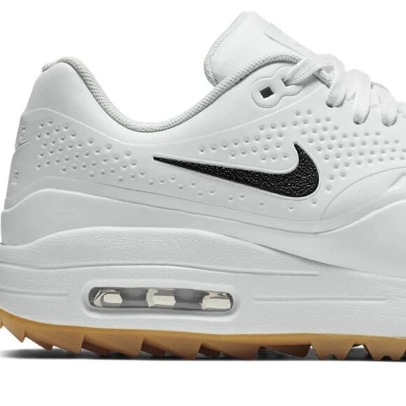 Nike Air Max 1 G Rare Golf white Gum black swoosh women size 9 - Picture 2 of 15